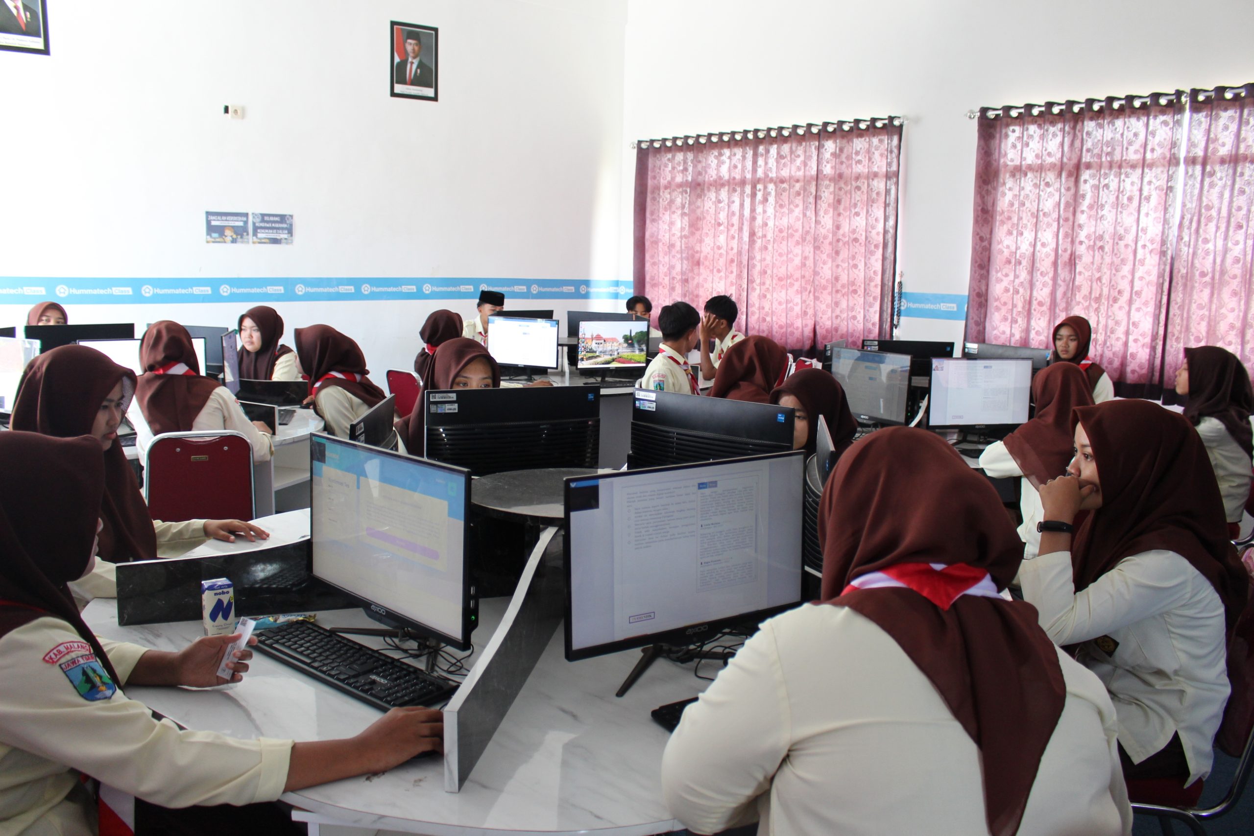 Pelaksanaan Tes Kemampuan Akademik(TKA) di SMK Babussalam